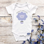 Paarse Mommys Little Lamb Geslacht Neutraal Schatt Romper