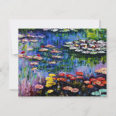 Paarse monetwatergalgen kaart (Voorkant)