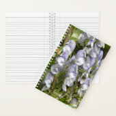 Paarse monkshood Flowers Floral Notitieboek (Binnen)