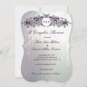 Paarse monnikskoepelschoen in het Frans Kaart (Voorkant)