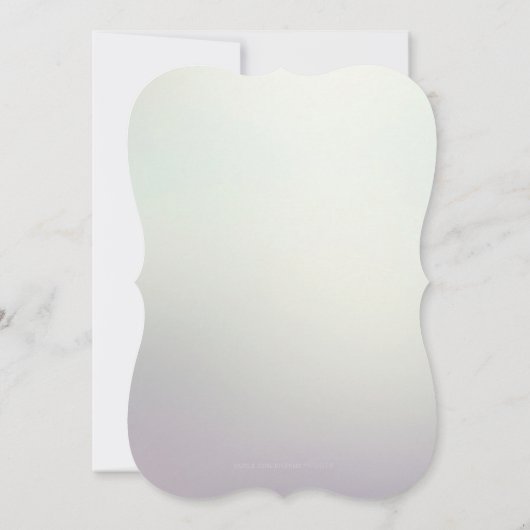 Paarse monnikskoepelschoen in het Frans Kaart (Achterkant)