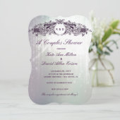 Paarse monnikskoepelschoen in het Frans Kaart (Staand voorkant)