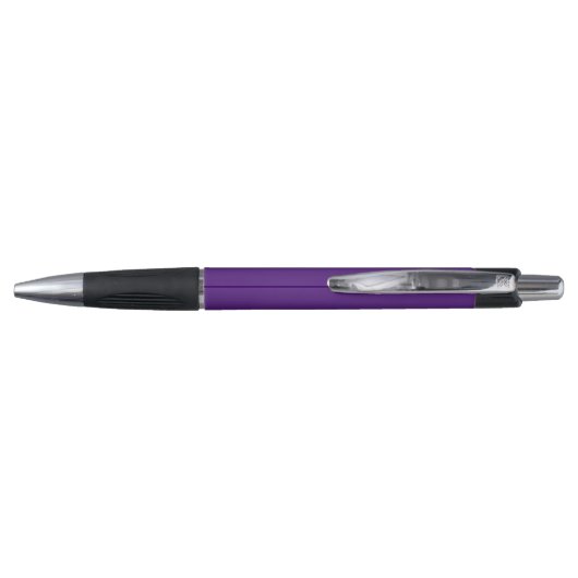 Paarse monogram naam script pen (Achterkant)