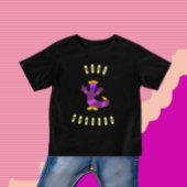 Paarse monster baby T-shirt