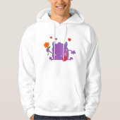Paarse Monster In Liefde Mannen Hoodie (Voorkant)
