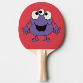 Paarse Monster Kinder Tennis Paddle Tafeltennisbatje