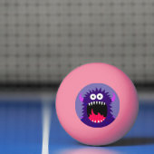 Paarse Monster Personaliseer Ping Pong Ball (Net)