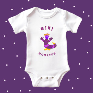 Paarse monster romper