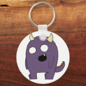 Paarse monster sleutelhanger (Voorkant)