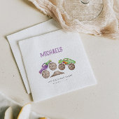 Paarse Monster Trucks Bash Verjaardag Servet