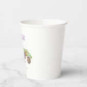 Paarse Monster Trucks Papieren Bekers (Links)