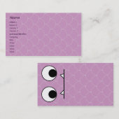 Paarse monster - Zakelijk Visitekaartje (Voorkant / Achterkant)