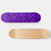 Paarse Monsters Skateboard Deck (Horizontaal)