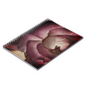 Paarse Mood Flower Notitieboek (Linkerzijde)