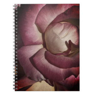 Paarse Mood Flower Notitieboek