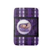 Paarse Moon Child Badmat (Voorkant Verticaal)