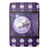 Paarse Moon Child Bath Mat (Voorkant Verticaal)