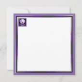 Paarse Moon Child-blanco kaart (Achterkant)