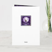 Paarse Moon Child-blanco kaart (Achterkant)