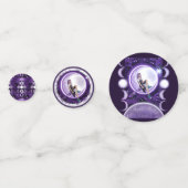 Paarse Moon Child Confetti (Achterkanten)