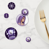 Paarse Moon Child Confetti (Groep)