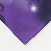 Paarse Moon Child Fleece Blanket (Hoek)