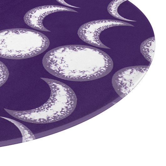 Paarse Moon Child Snijplank (Hoek)