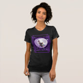 Paarse Moon Child T-Shirt (Voorkant volledig)