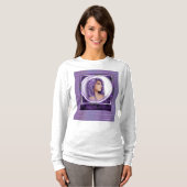 Paarse Moon Child T-Shirt (Voorkant volledig)