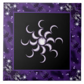 Paarse Moon Child Tegeltje (Voorkant)