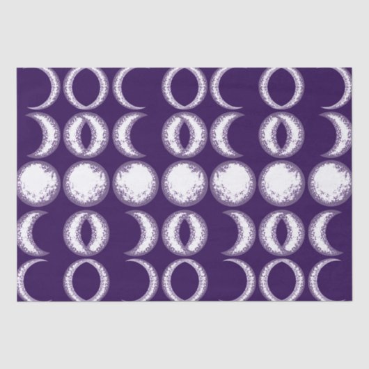 Paarse Moon Child Tissuepapier (Voorkant)