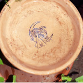 Paarse Moon Goddess Wiccan Triple Moon Symbol Art Rubberstempel