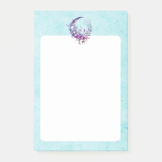 Paarse Moon Post-it® Notes (Voorkant)