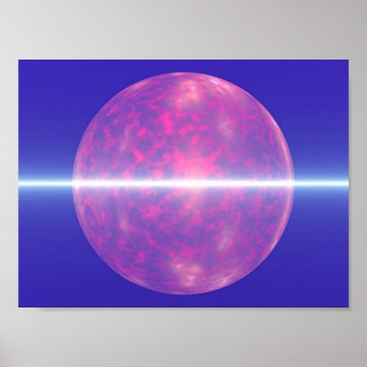 Paarse Moon Poster (Voorkant)