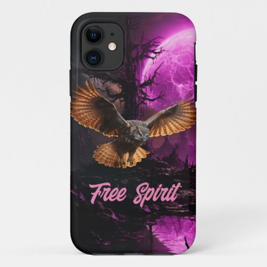 Paarse Moonlight Case-Mate iPhone Case (Achterkant)