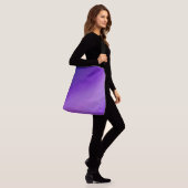 Paarse Moonlight Ombre Effect Crossbody Bag Tas (Op model)