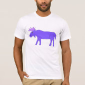 Paarse Moose apparel T-shirt (Voorkant)