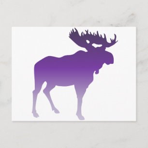 Paarse Moose Briefkaart