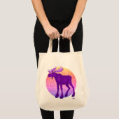 Paarse Moose - Grocery Tas (Voorkant (product))