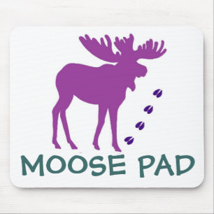 Paarse MOOSE Pad Muismat