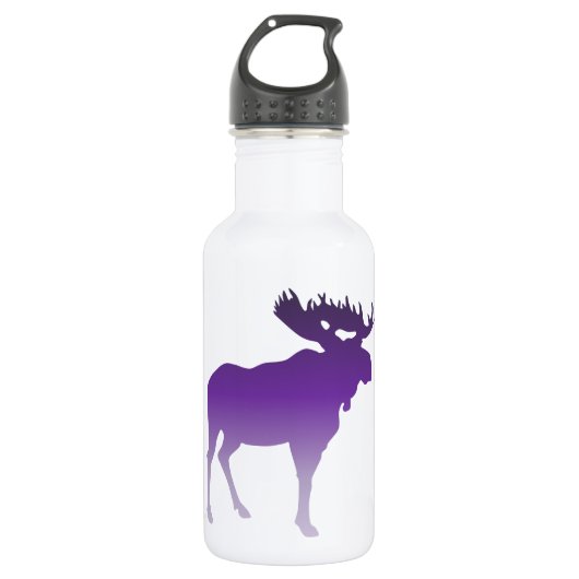 Paarse Moose Waterfles (Voorkant)