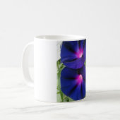 Paarse Morgenroos Bloem Mok (Voorkant links)