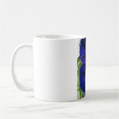 Paarse Morning Glory Floral Mok (Links)