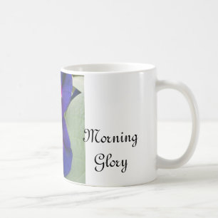 Paarse Morning Glory Floral Mok