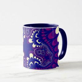 Paarse morning Glory Flower Mok