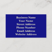 Paarse morning Glory Flower Visitekaartje (Achterkant)