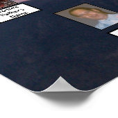 Paarse Mountain Sunset Photo United Family Trees Poster (Hoek)