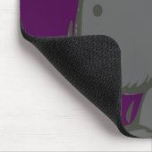 Paarse Mouse Mousemat Muismat (Hoek)