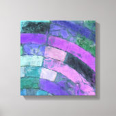 Paarse mozaïek canvas afdruk (Voorkant)