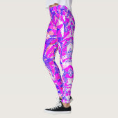Paarse mozaïek leggings (Links)